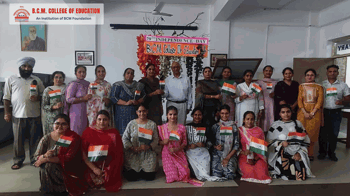 NSS Wing in Collaboration with Social Sciences Club celebrated 79th  Independence Day 