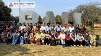 Eco Club of B.C.M. College of Education organised a visit to the Miyawaki Forest at Punjab Agricultu